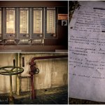 Vervallen fabriek in V